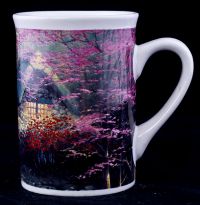 Thomas Kinkade STEPPING STONE COTTAGE Coffee Mug